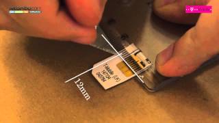 How to make a micro SIM card [upl. by Llenil285]