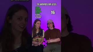 THIS GAME IS TOO HARD 20 Words Or Less Word Association Challenge [upl. by Ahsaya]