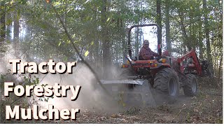 Finally A Real Tractor Forestry Mulcher  Baumalight MP348 [upl. by Enomahs]