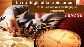 Chapitre 3 Les options stratégiques Limpartition 2bac SE [upl. by Cacka]