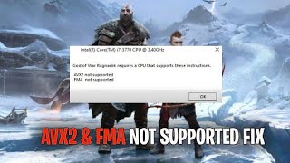 cara mengatasi avx2 not supported di god of war ragnarok [upl. by Barbaresi390]