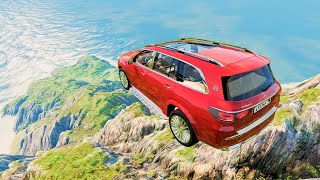 Cliff Drops 23  BeamNG DRIVE  RTF RIDER 1m beamngdrive crash beamngcrashes cliffdrops [upl. by Madelene]