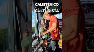 ¡Fisicoculturistas VS Calistenia ¿Quién levanta más en curl 🏋️‍♂️🔥 [upl. by Dara]