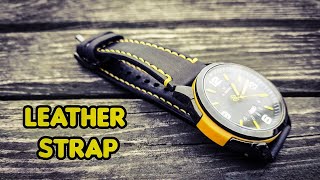 quotDIY Leather Watch Strap From Scratch to Stylishquot [upl. by Telfore]