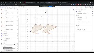 Translation Animation in Geogebra [upl. by Amadus413]