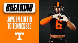 Tennessee Football lands commitment from 2025 EDGE Jayden Loftin out of New Jersey I GBO [upl. by Anivlis]