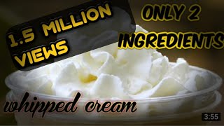 How to make whipped cream in tamil  cake cream in 2 ingredients [upl. by Nyladnor]