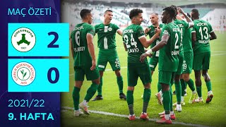 ÖZET GZT Giresunspor 20 Çaykur Rizespor  9 Hafta  202122 [upl. by Enywtna]