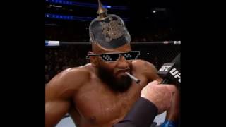 Yoel Romero Post Fight Interview REMIX The quotreallyquot champion [upl. by Yelsgnik]