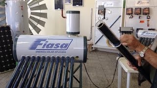 Instalación Tubos de Vacío CalefonesTermotanques Solares FIASA® [upl. by Aidroc]