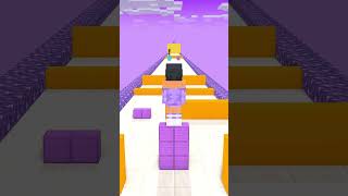 Who you want to win Aphmau VS Noob Girl Cargo Skates Runner Challenge shorts fypシ゚ aphmau [upl. by Annekcm]