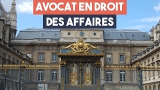 Avocats  la spécialité droit des affaires [upl. by Rafter]