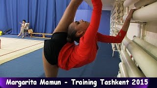 Margarita Mamun  Training WorldCup Tashkent 2015 [upl. by Brunelle]