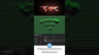 3D Displacement Modulation FX in AfterEffects [upl. by Herald949]