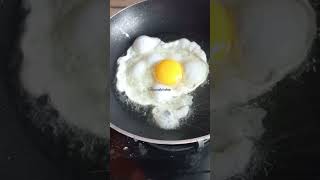 Homemade Half Fry Egg Recipe Fizzakitchen shorts recipe video viral breakfast [upl. by Nesral570]