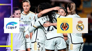 HIGHLIGHTS  Villarreal vs Real Madrid Liga F 202324 [upl. by Taddeusz]