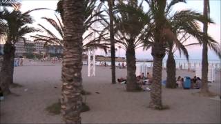 Javea Arenal Beach on a Summer Evening 2014 [upl. by Sucramad709]