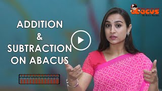 Abacus Tutorials  Lesson  Addition and Subtraction on Abacus Tool  Abacus Online Classes [upl. by Jahdal640]