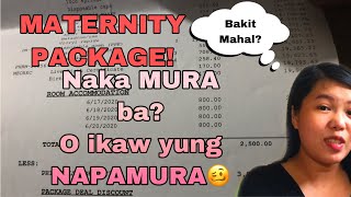 MAGKANO BA ANG GASTOS SA MATERNITY PACKAGE [upl. by Lebezej611]