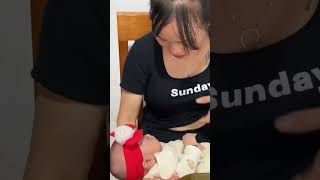 Breastfeeding mom 🥰 breastfeeding newborn baby viralvideo trending shorts [upl. by Crain]