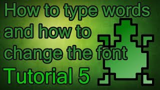 How to type a word and change the font size in KTurtle [upl. by Mosi]