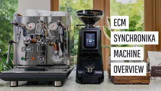 ECM Synchronika Espresso Machine Overview [upl. by Dace497]