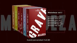 Sample Pack Para Produzir Funk Estilo BH  AuDiO PLuG  Maladeza vol1 [upl. by Malha]