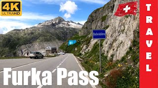 Driving in Switzerland 3 Furka Pass From Andermatt to Gletsch  4K 60fps [upl. by Arikehs]