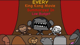 Every King Kong Movie Summarized In Low Budget [upl. by Sisco]