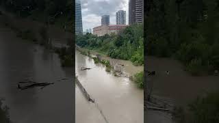 A powerful flash flood in Toronto Canada on July 16 2024 [upl. by Ohaus]