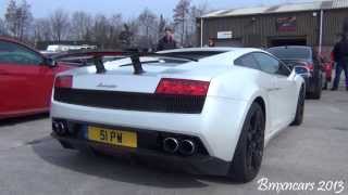 Straight Pipe Lamborghini Gallardo LP5604 Sound [upl. by Lorsung843]