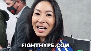 RACHEL DONAIRE IMMEDIATE REACTION TO NONITO HISTORIC KNOCKOUT OF OUBAALI REVEALS GIGGLING SECRET [upl. by Dinah]