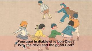 Le papillon lyric english sub full version  Claire Bouanich Michel Serrault [upl. by Peria]