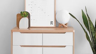 A Kickstarter Project We Love The Minimalists Wall Calendar Visualize Your 2025 [upl. by Marielle]