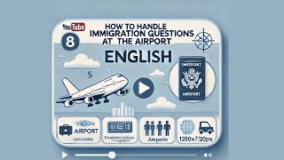 55⏰How to Handle Immigration Questions at the Airport in English [upl. by Harms]