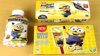 Minions Milk Yogurt amp Ice Cream [upl. by Ahsirkal]