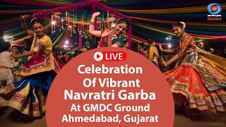 LIVE  Celebration Of Vibrant Navratri Garba At GMDC Ground Ahmedabad Gujarat  9th October 2024 [upl. by Ecinahc]