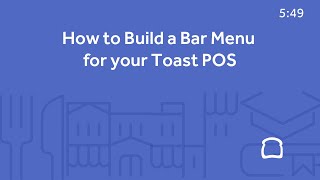 How to Build a Bar Menu for your Toast POS [upl. by Hirsch22]