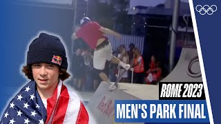 NEW WORLD CHAMP 👑  Mens Park Final Highlights  WST Rome 2023 [upl. by Yliab]