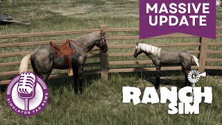 Ranch Sim  MASSIVE UPDATE  Horse breeding and tree planting [upl. by Ardied]