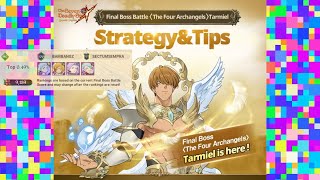 FINAL BOSS TARMIEL CHALLENGE ARCHANGEL TEAM HIGH POINTS 9k  7DS GRAND CROSS [upl. by Akimert709]