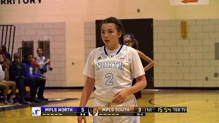 High School Girls Basketball Minneapolis North vs Minneapolis South 2017 [upl. by Segroeg758]