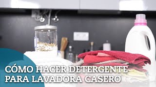 🧼 RECETA PARA HACER DETERGENTE CASERO LÍQUIDO Y EN POLVO [upl. by Aikar]