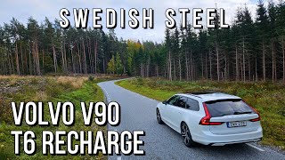 VOLVO V90 T6 RECHARGE  JUST A GREAT CAR  REVIEW AND IMPRESSIONS  2024 MODEL [upl. by Neelyt]