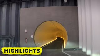 Elon Musks Boring Tunnel Las Vegas Loop Watch the FULL RIDE [upl. by Ruthanne648]