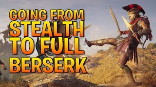 Clearing a Fortress EPIC STYLE  Assassins Creed Odyssey [upl. by Cad]