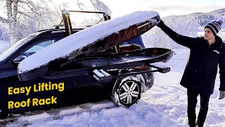 Easy Lifting Roof Rack Dropracks Sport on Mercedes EQB [upl. by Marlowe]