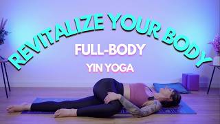 Revitalize Your Body with Yin Yoga  Intermediate Level  Minimal Guidance [upl. by Macmullin]