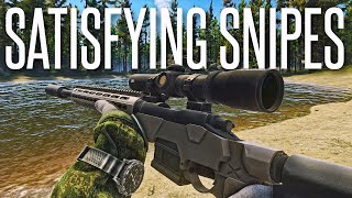 LONGDISTANCE PMC SNIPER KILLS  Escape From Tarkov M700SR25 Gameplay [upl. by Leuqar]