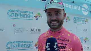 Simon Carr  Interview at the finish  Trofeo Calvia 2024 [upl. by Cyb]